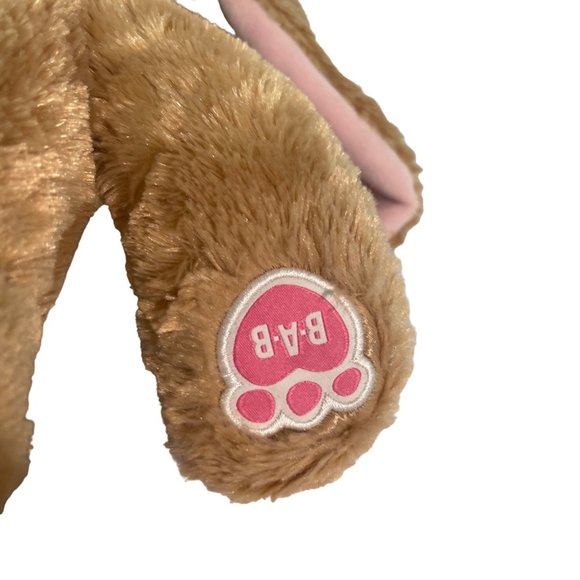 Build A Bear Workshop 14” Plush Brown Pawlette Easter Bunny Rabbit Stuffed Toy - Picture 4 of 6